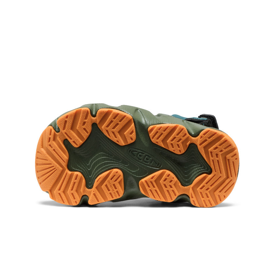Toddlers' HyperFLT Clog | Bronze Green/Orange Peel - Image 6