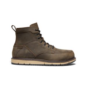 Men's San Jose 6 Waterproof Boot (Aluminum Toe)  |  Cascade Brown/Black