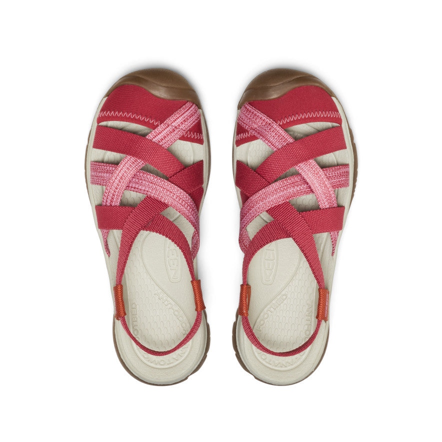 Women's Whisper Lattice Sandal | Garnet/Burnt Brick - Image 4