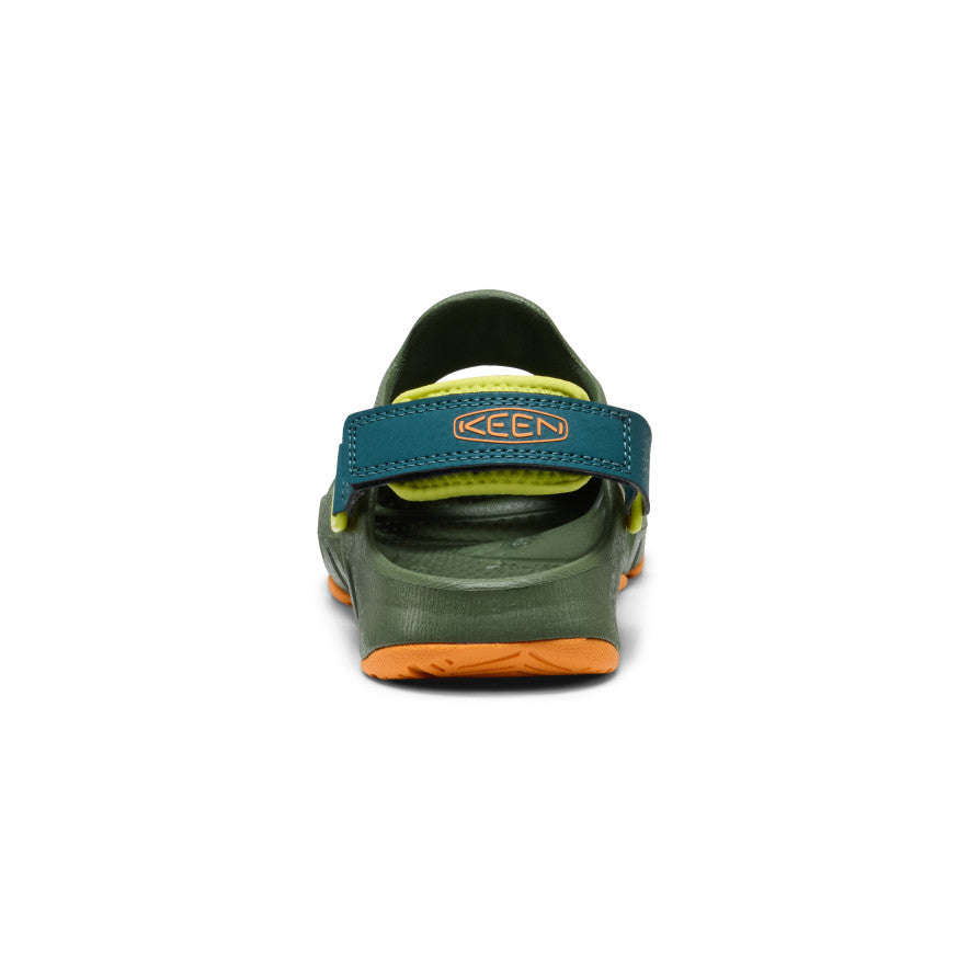 Big Kids' HyperFLT Clog | Bronze Green/Orange Peel - Image 5