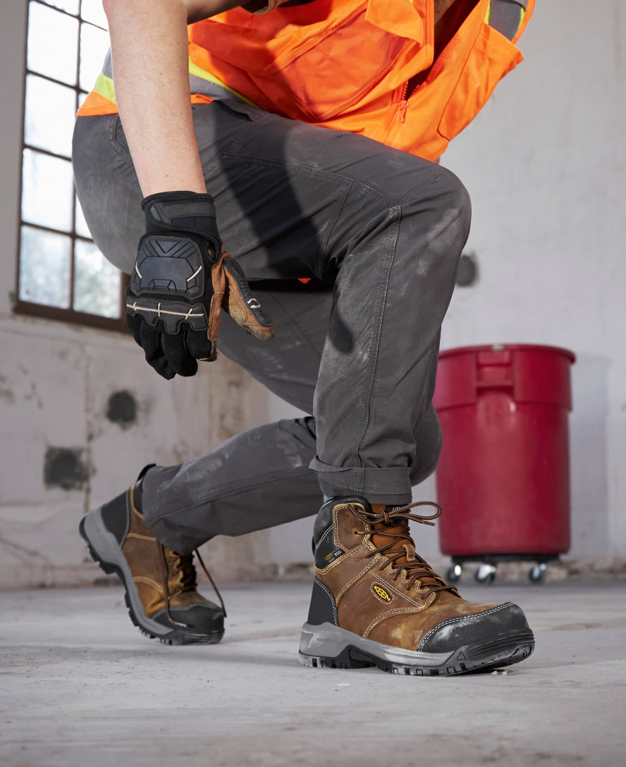 Women's Evanston 6 ESD Boot (Carbon Toe) | Bison/Black - Image 8