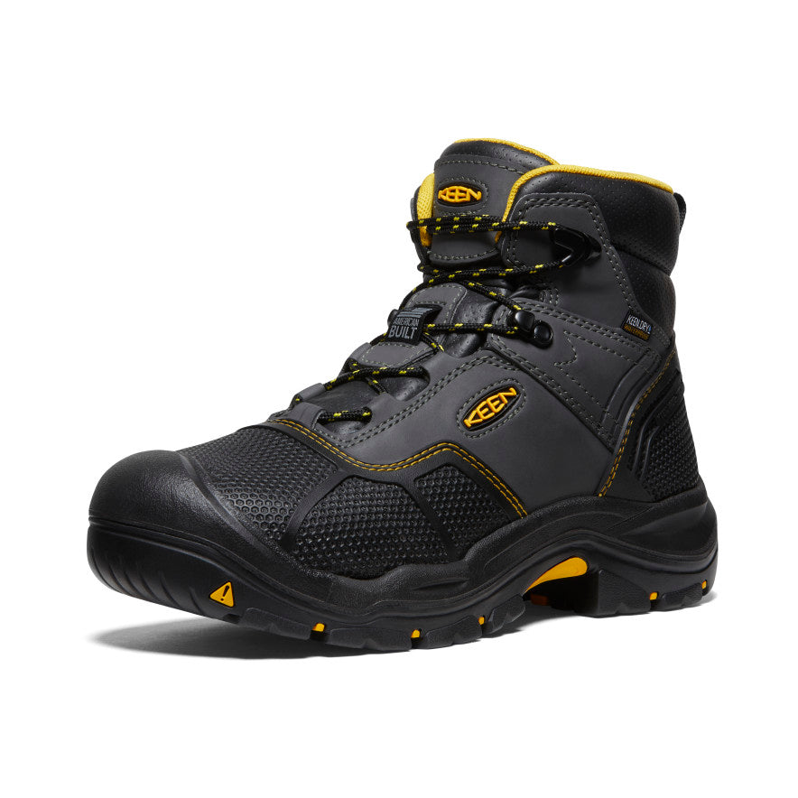 Men's Logandale Waterproof Boot (Steel Toe) | Raven/Black - Image 3