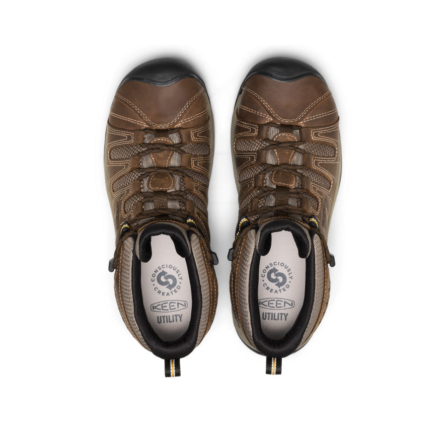 Men's Flint II Boot (Steel Toe) | Cascade Brown/Golden Rod - Image 4