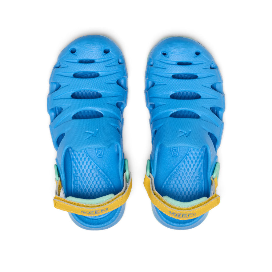 Big Kids' HyperFLT Clog | Azure Blue/Daffodil - Image 4