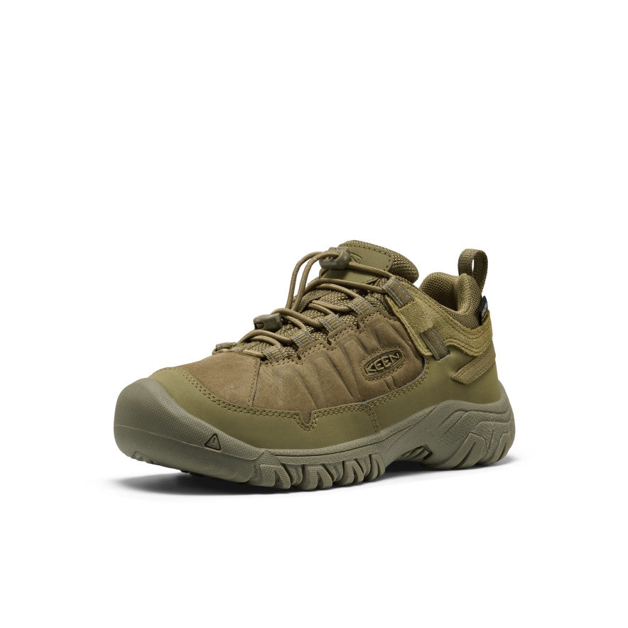 Big Kids' Targhee IV Waterproof Hiking Shoe | Martini Olive - Image 3