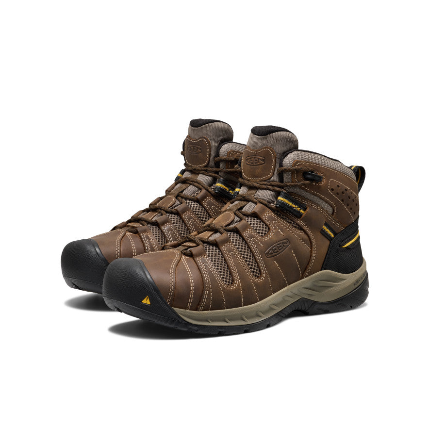 Men's Flint II Boot (Steel Toe) | Cascade Brown/Golden Rod - Image 2