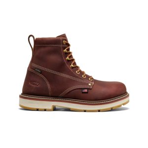 Men's Liberty 6 Waterproof 90° Heel Boot (Carbon Toe) | Bombay Brown/Gum