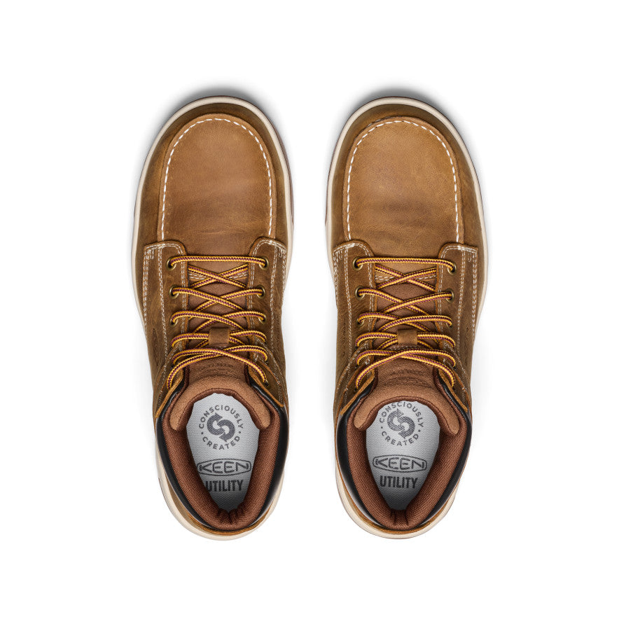 Men's Gibson Waterproof Work Boot (Carbon Toe) | Belgian/Gum - Image 4