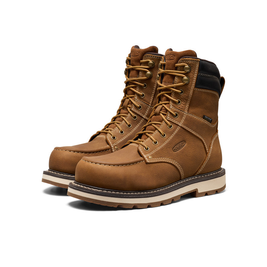 Men's Cincinnati 8 Waterproof 90° Heel Boot (Carbon Toe) | Belgian/Sandshell - Image 2