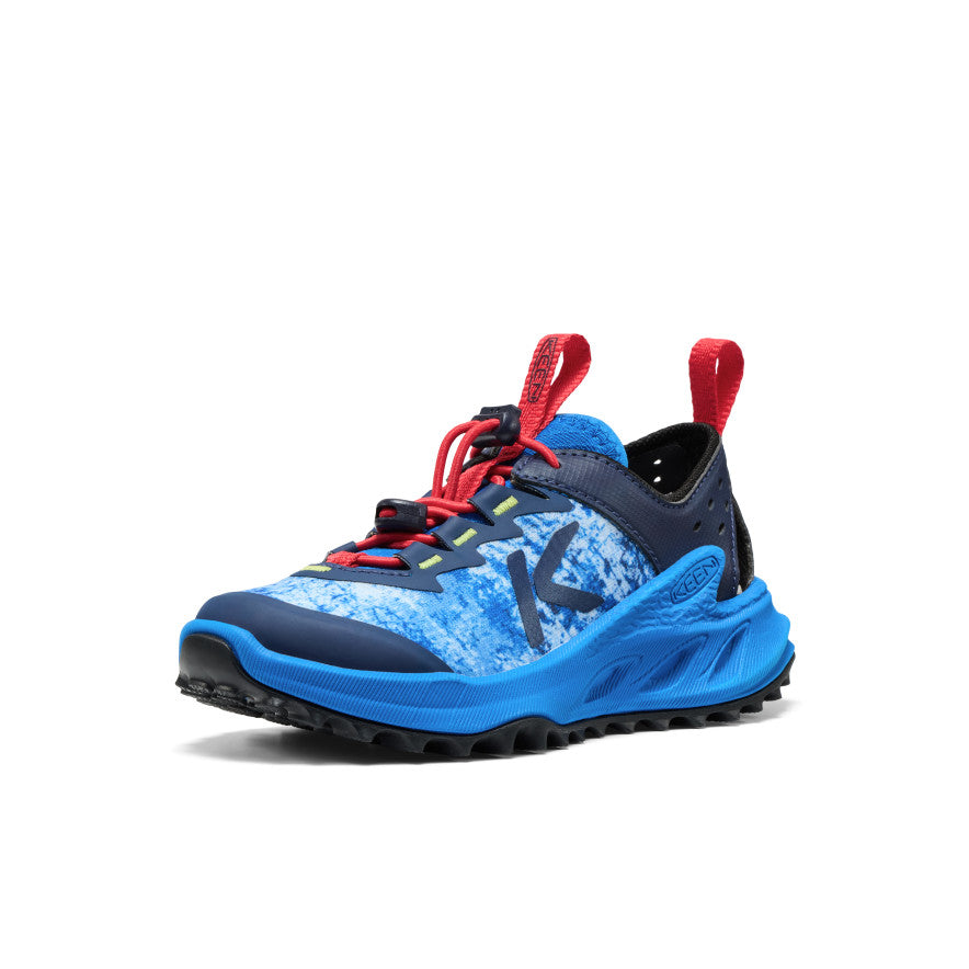 Little Kids' Zionic ADV Sandal | Precious Blue/Racing Red - Image 3