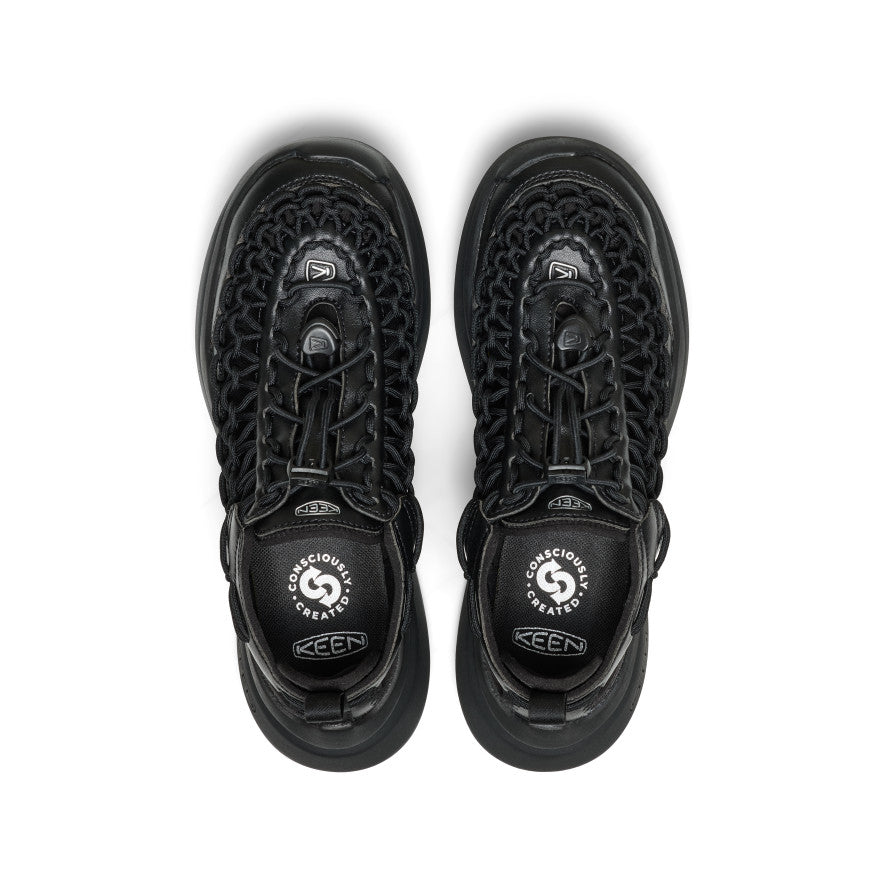 Women's UNEEK WK SNIDEL Sneaker | Black/Silver - Image 5