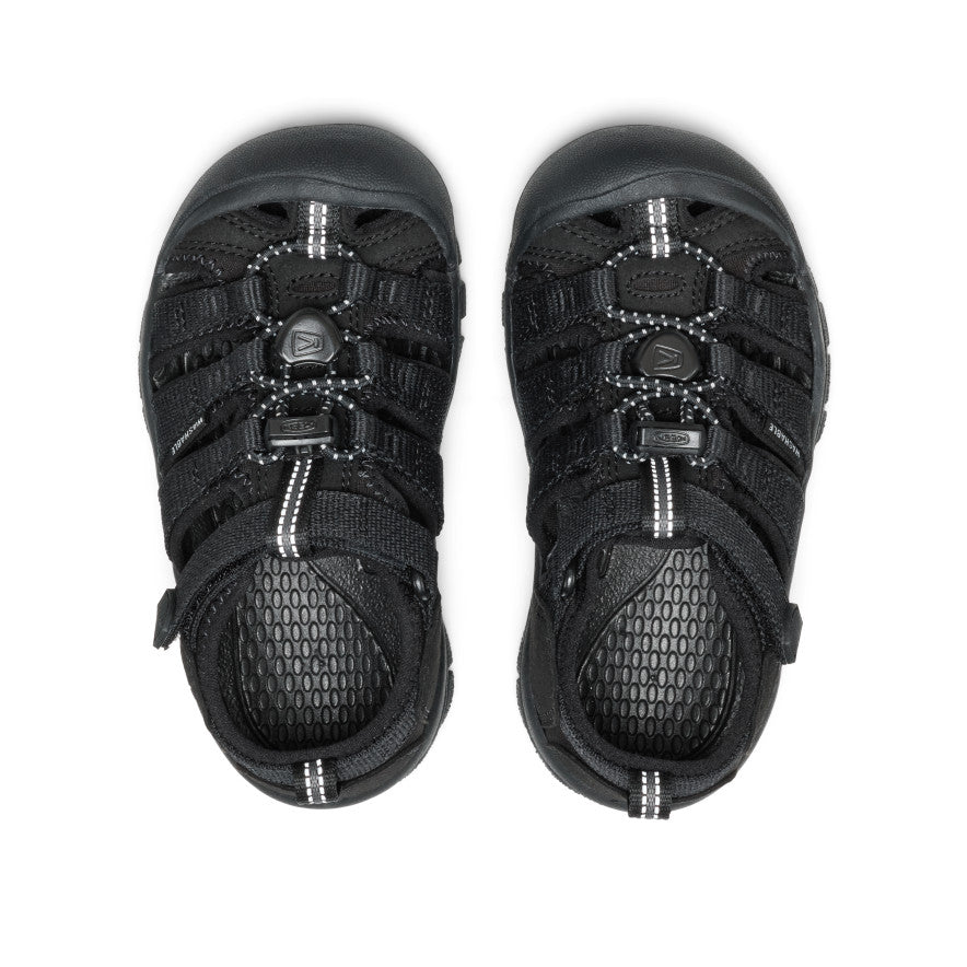 Little Kids' Newport H2 | Triple Black - Image 4
