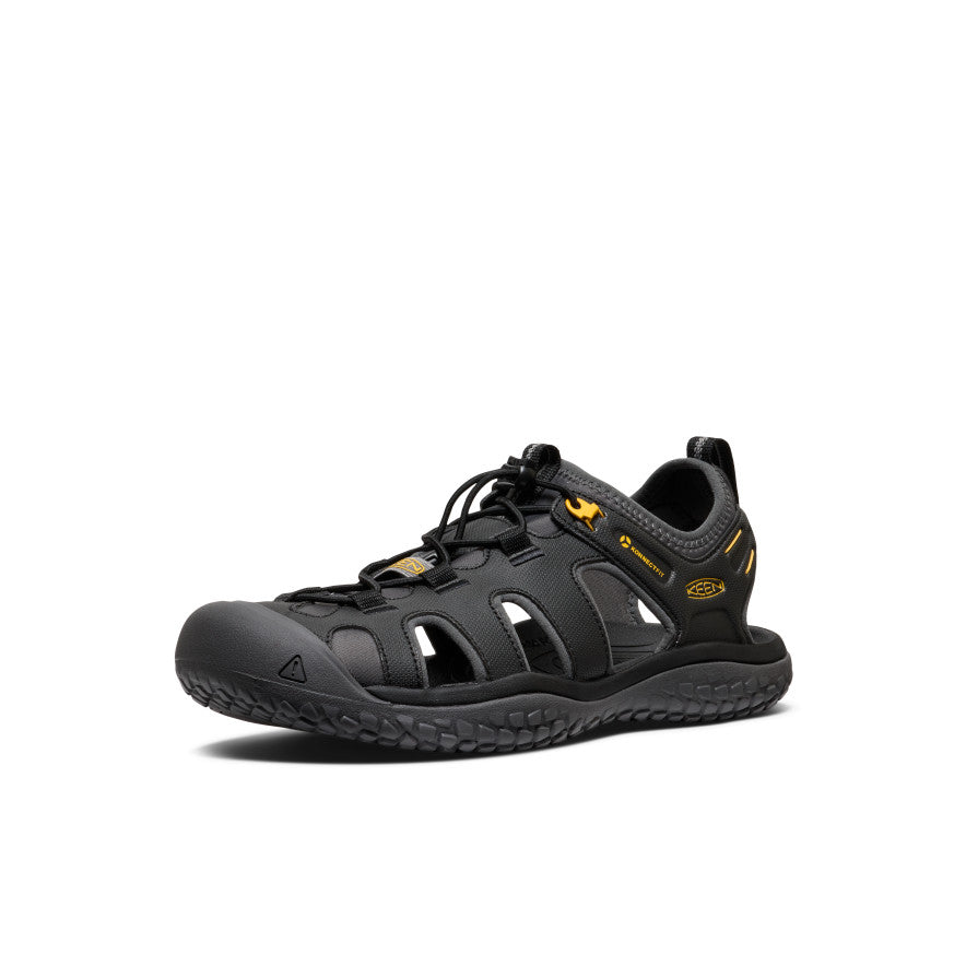 Men's SOLR Sandal | Black/Gold - Image 3