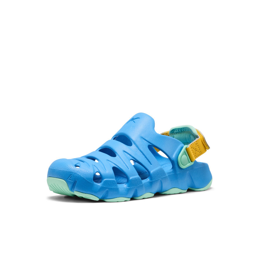 Big Kids' HyperFLT Clog | Azure Blue/Daffodil - Image 3
