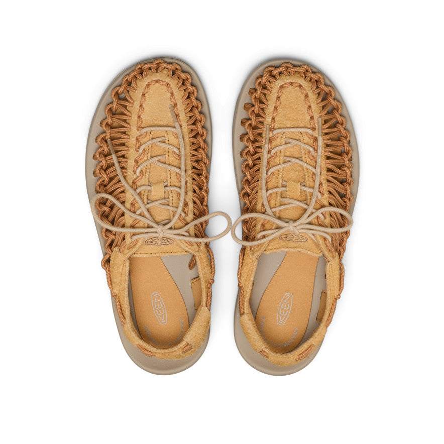 All Gender UNEEK Leather Sneaker | Oak Buff/Plaza Taupe - Image 4