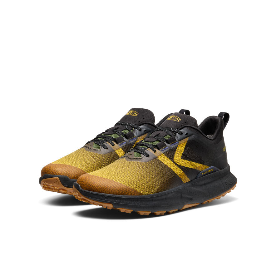 Men's 450 Dirt Waterproof Hiking Shoe | Lemon Curry/Black - Image 2