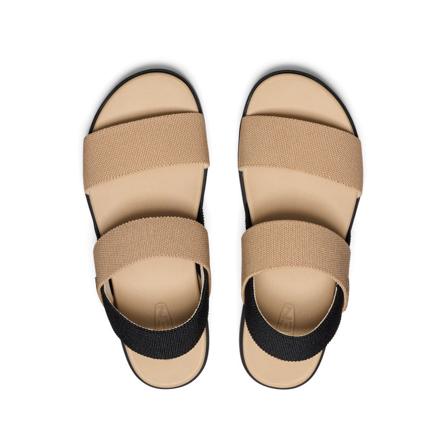 Women's Elle Backstrap Sandal Wide | Cornstalk/Black - Image 4