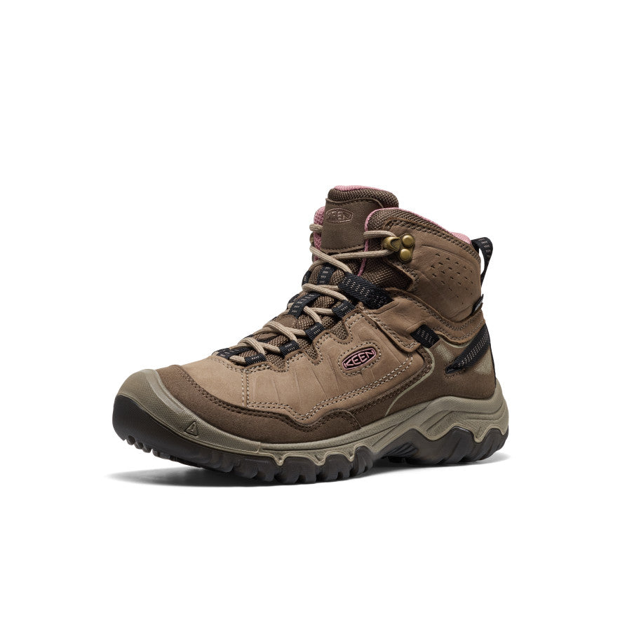 Women's Targhee IV Waterproof Hiking Boot | Brindle/Nostalgia Rose - Image 3