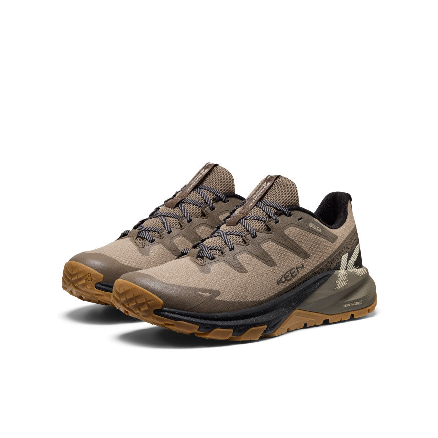 Men's Targhee Apex Waterproof Hiking Shoe | Brindle/Canteen - Image 2