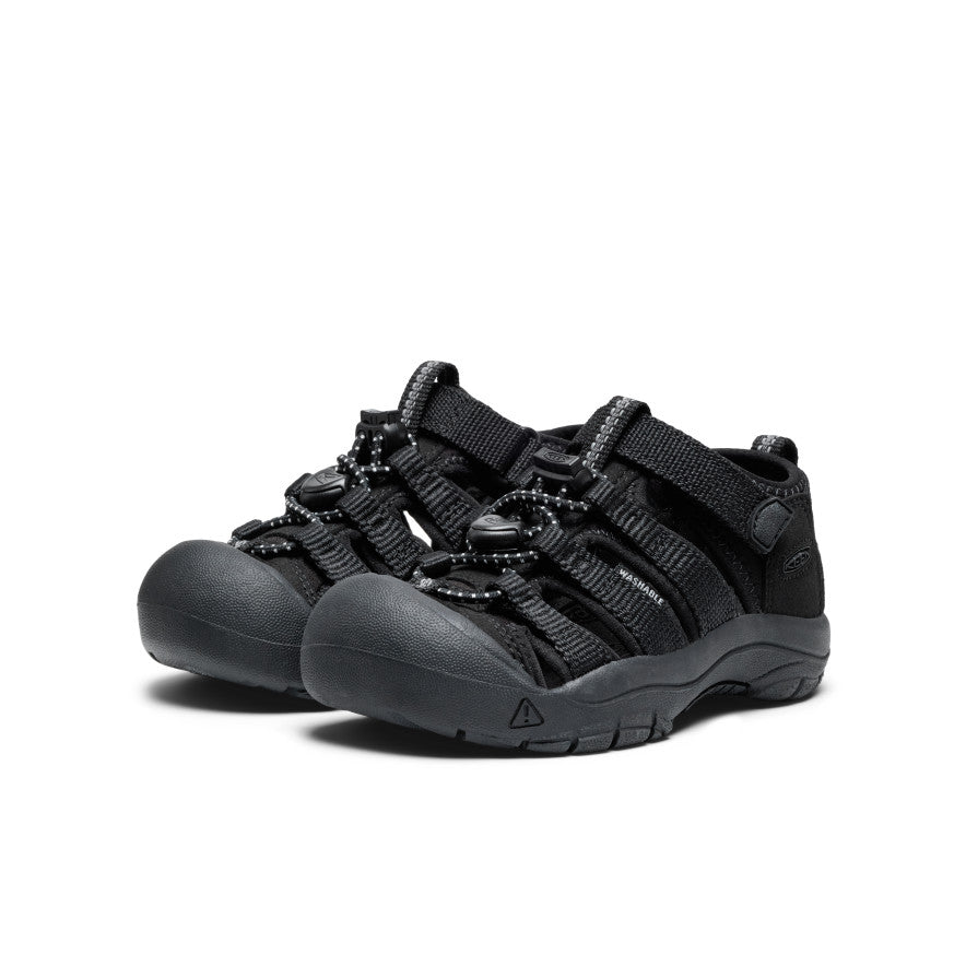Little Kids' Newport H2 | Triple Black - Image 2