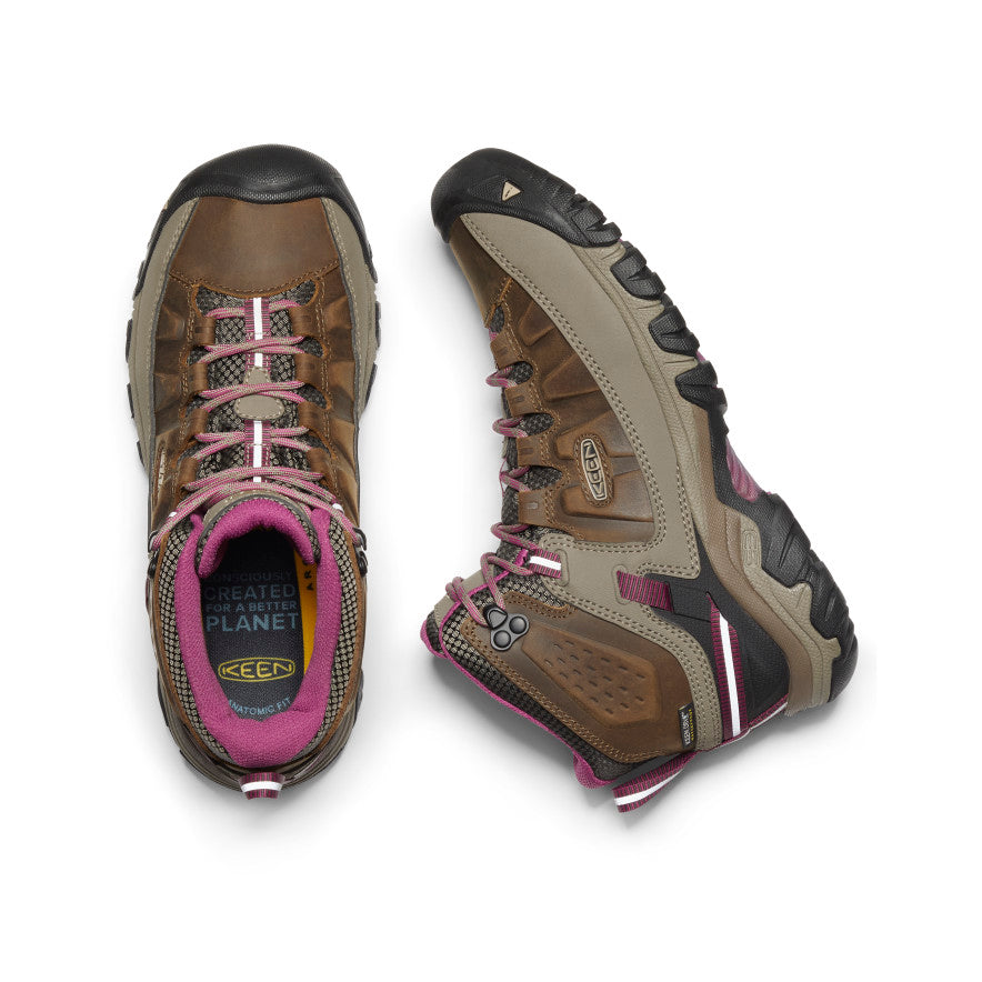 Women's Targhee III Waterproof Mid | Weiss/Boysenberry - Image 4