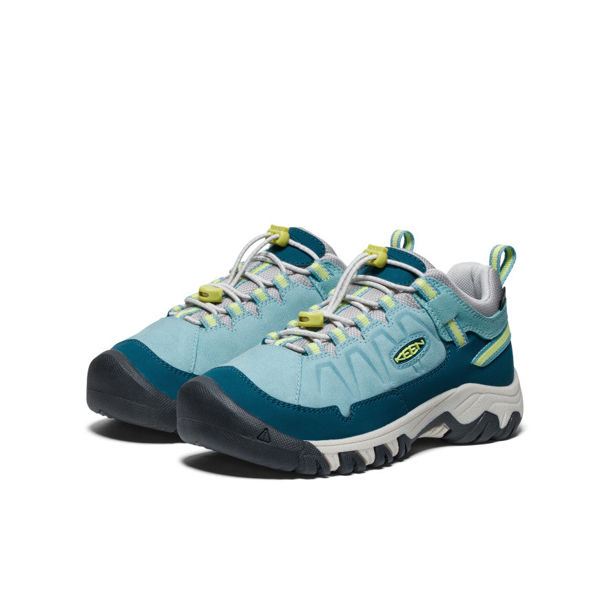 Big Kids' Targhee IV Waterproof Hiking Shoe | Reef Waters/Daiquiri Green - Image 2