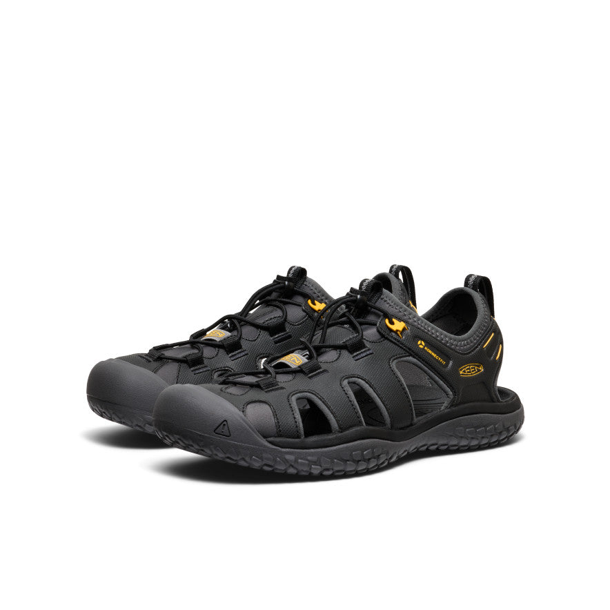 Men's SOLR Sandal | Black/Gold - Image 2