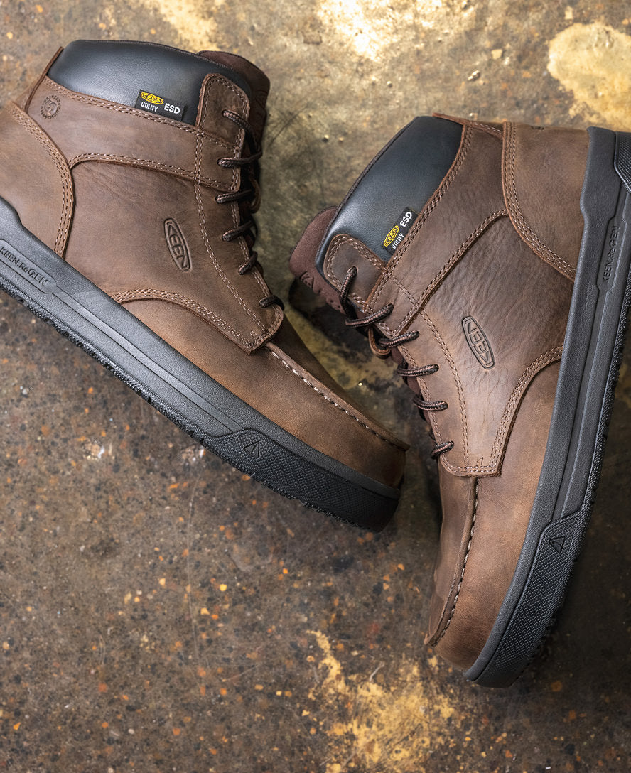 Men's Gibson ESD Boot (Carbon Toe) | Cascade Brown/Black - Image 9