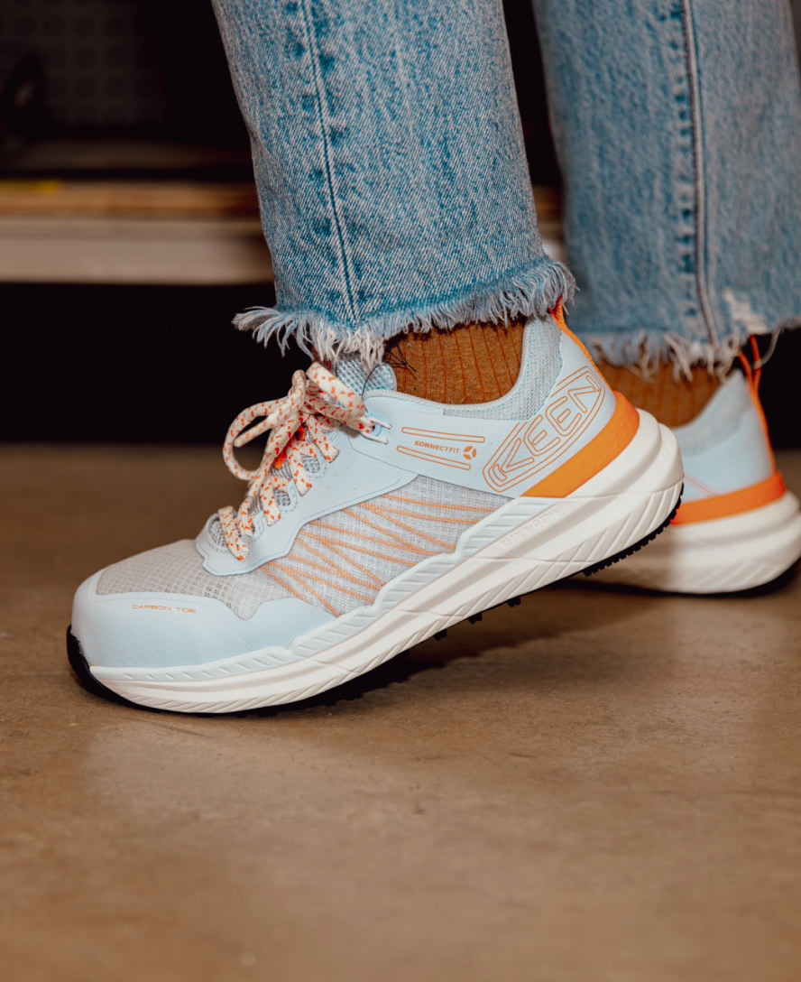 Women's Speedworks Work Sneaker (Carbon Toe) | Thistle/Black - Image 9