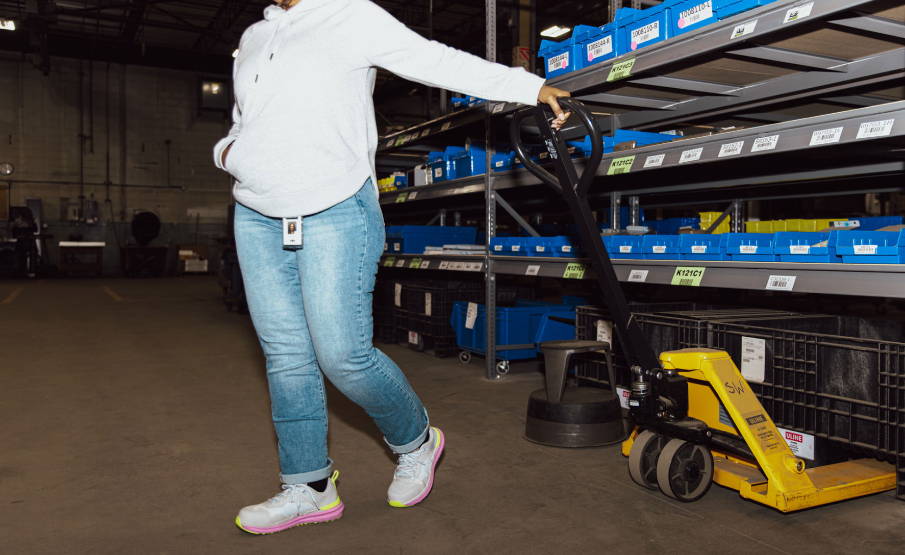 Women's Speedworks ESD Work Sneaker (Carbon Toe) | Black/Black - Image 7