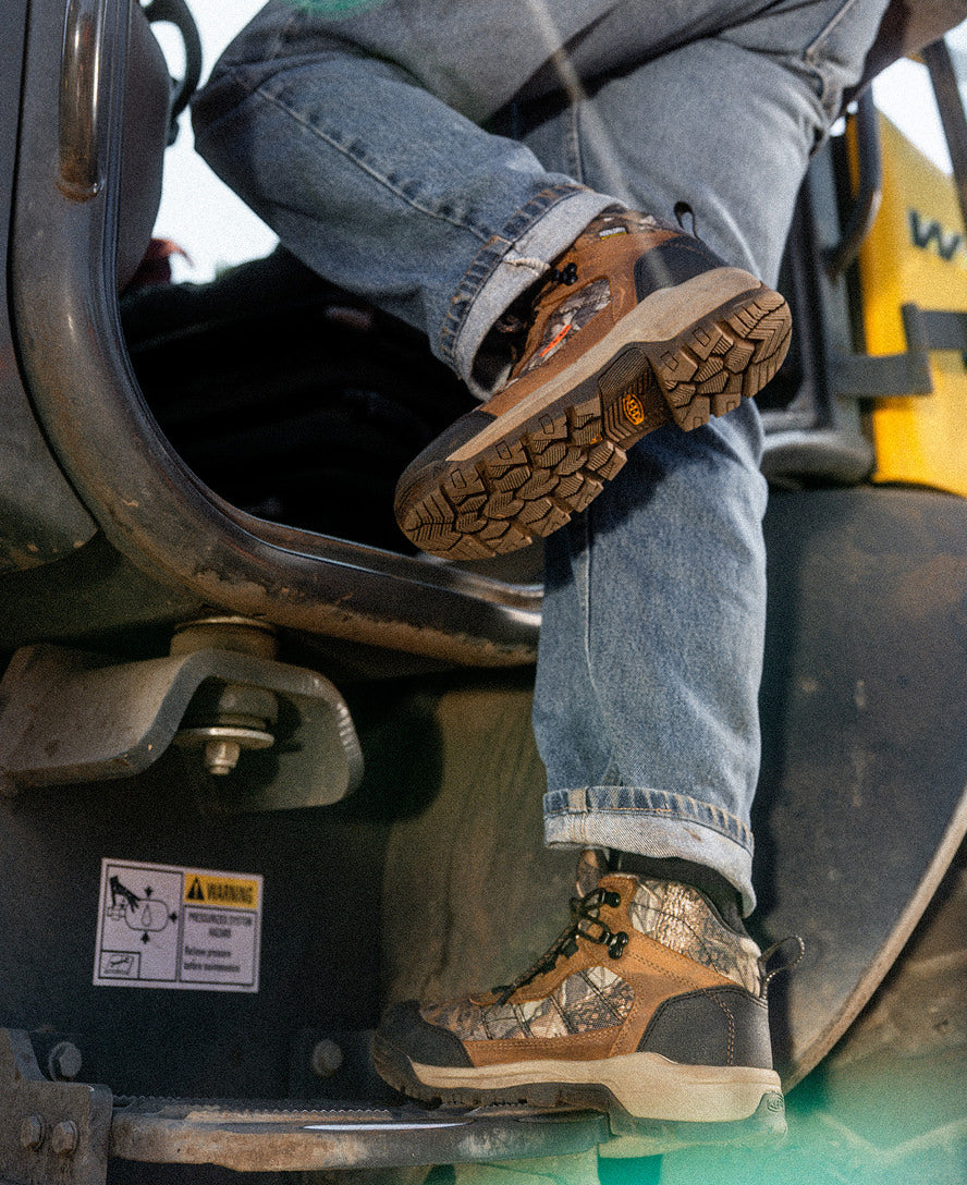 Men's Skokie Waterproof Work Boot (Soft Toe) | Camo/Black - Image 8