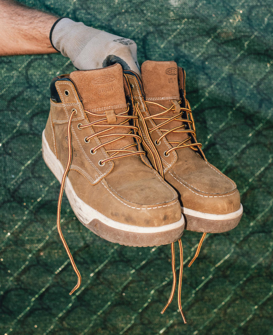 Men's Gibson Waterproof Work Boot (Carbon Toe) | Belgian/Gum - Image 8