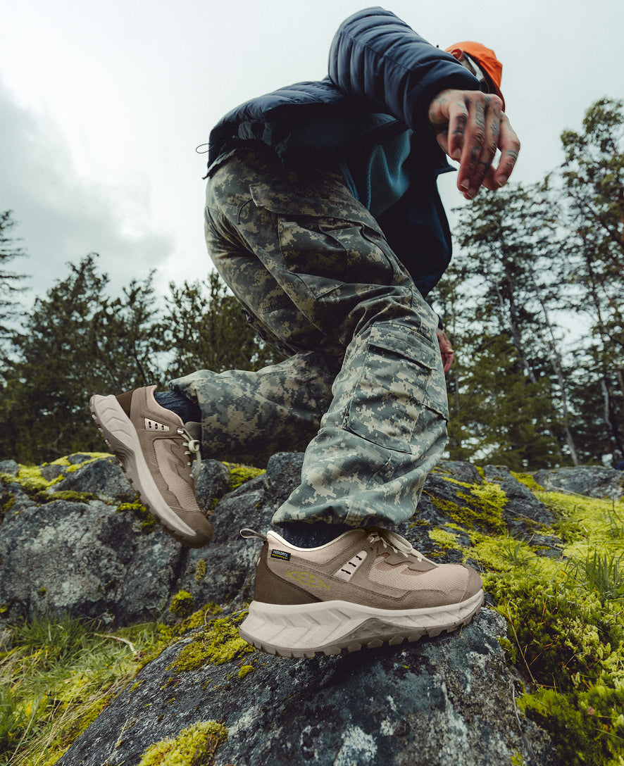 Men's Hightrail Vented Hiking Shoe | Brindle/Oak Buff - Image 7