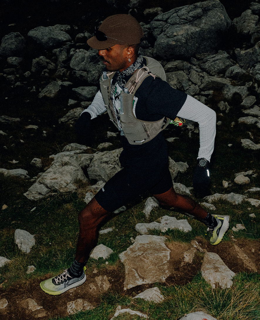 Men's Seek Trail Running Shoe | Black/Evening Primrose - Image 9