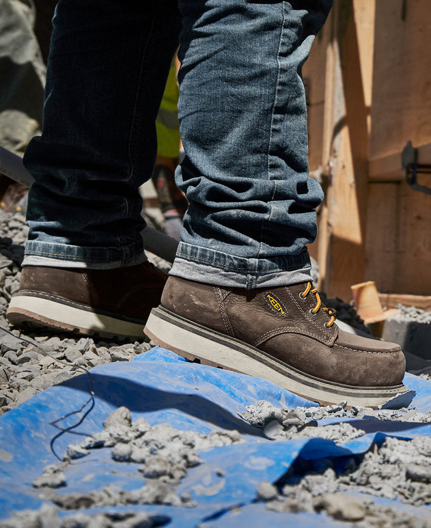 Men's Cincinnati 6 Waterproof Boot (Carbon Toe) | Dark Chocolate/Sandshell - Image 8