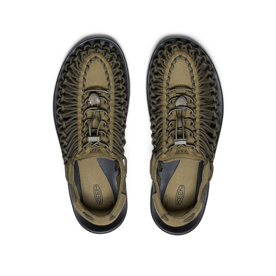 Men's UNEEK Sneaker | Dark Olive/Black - Image 4