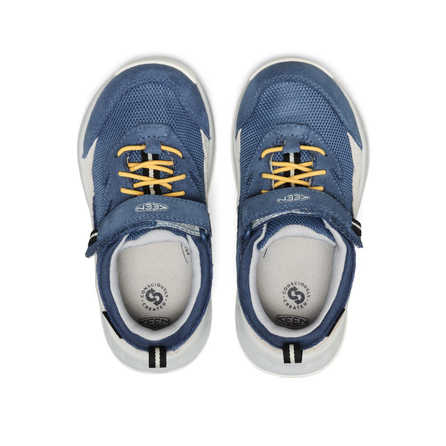 Little Kids' Hightrail Waterproof Hiking Shoe | Vintage Indigo/Alloy - Image 4