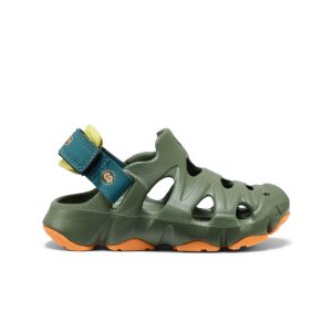 Toddlers' HyperFLT Clog | Bronze Green/Orange Peel