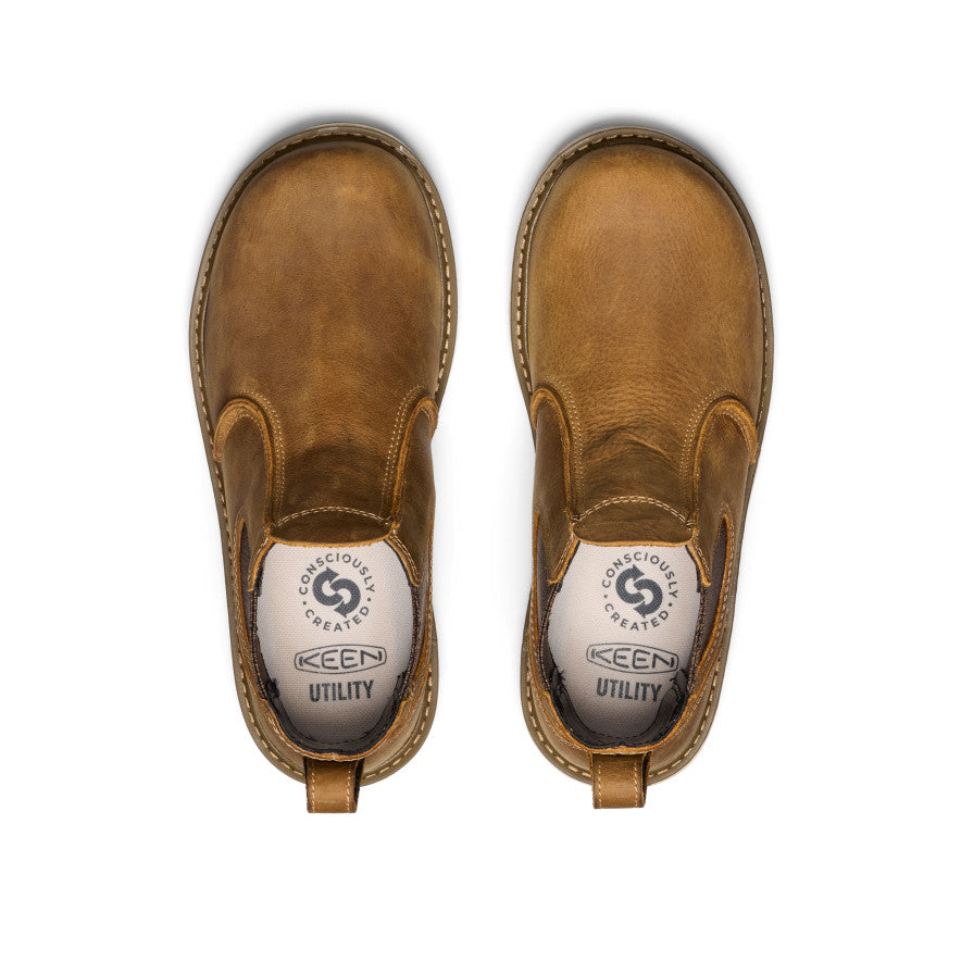 Women's San Jose Chelsea 90° Heel Boot (Soft Toe) | Belgian/Gum - Image 4