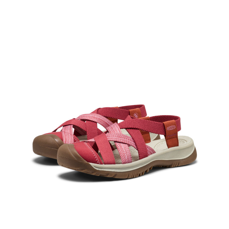 Women's Whisper Lattice Sandal | Garnet/Burnt Brick - Image 2