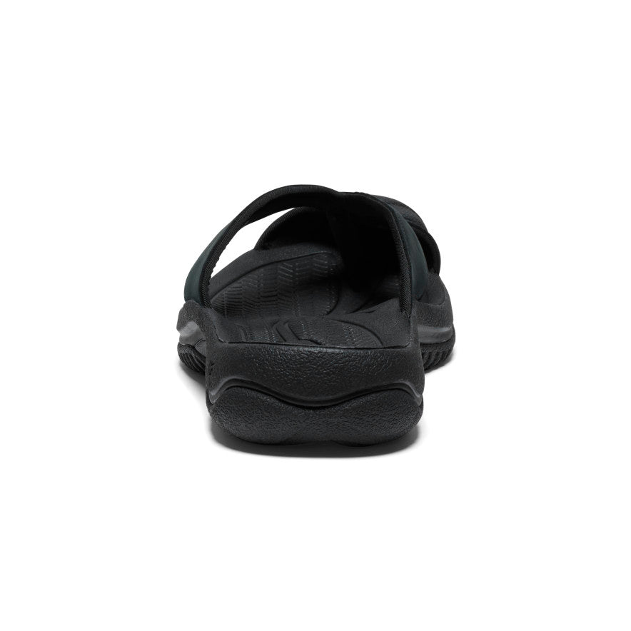 Men's Waimea Leather Flip-Flop | Black/Black - Image 5