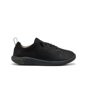 Big Kids' KNX Leather Sneaker | Triple Black