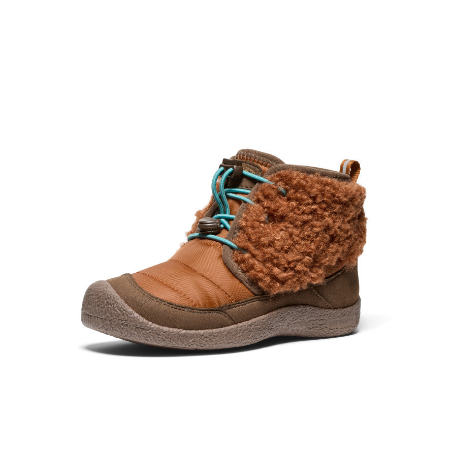 Big Kids' Howser II Waterproof Chukka | Roasted Pecan/Dark Earth - Image 3