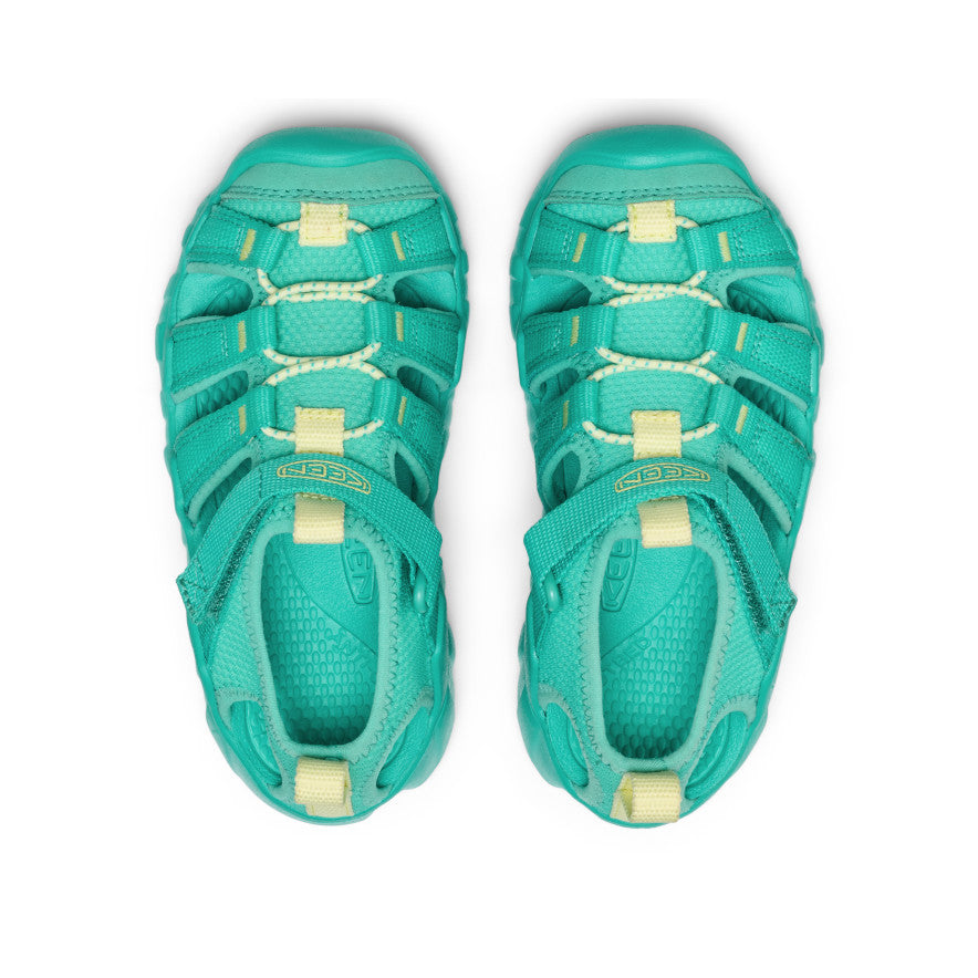 Little Kids' Hyperport H2 Sandal | Bright Aqua/Wax Yellow - Image 4