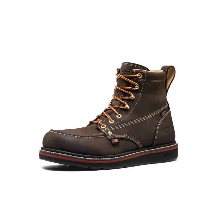 Men's Liberty 6 Waterproof Boot (Carbon Toe) | Coffee Bean/Black - Image 3