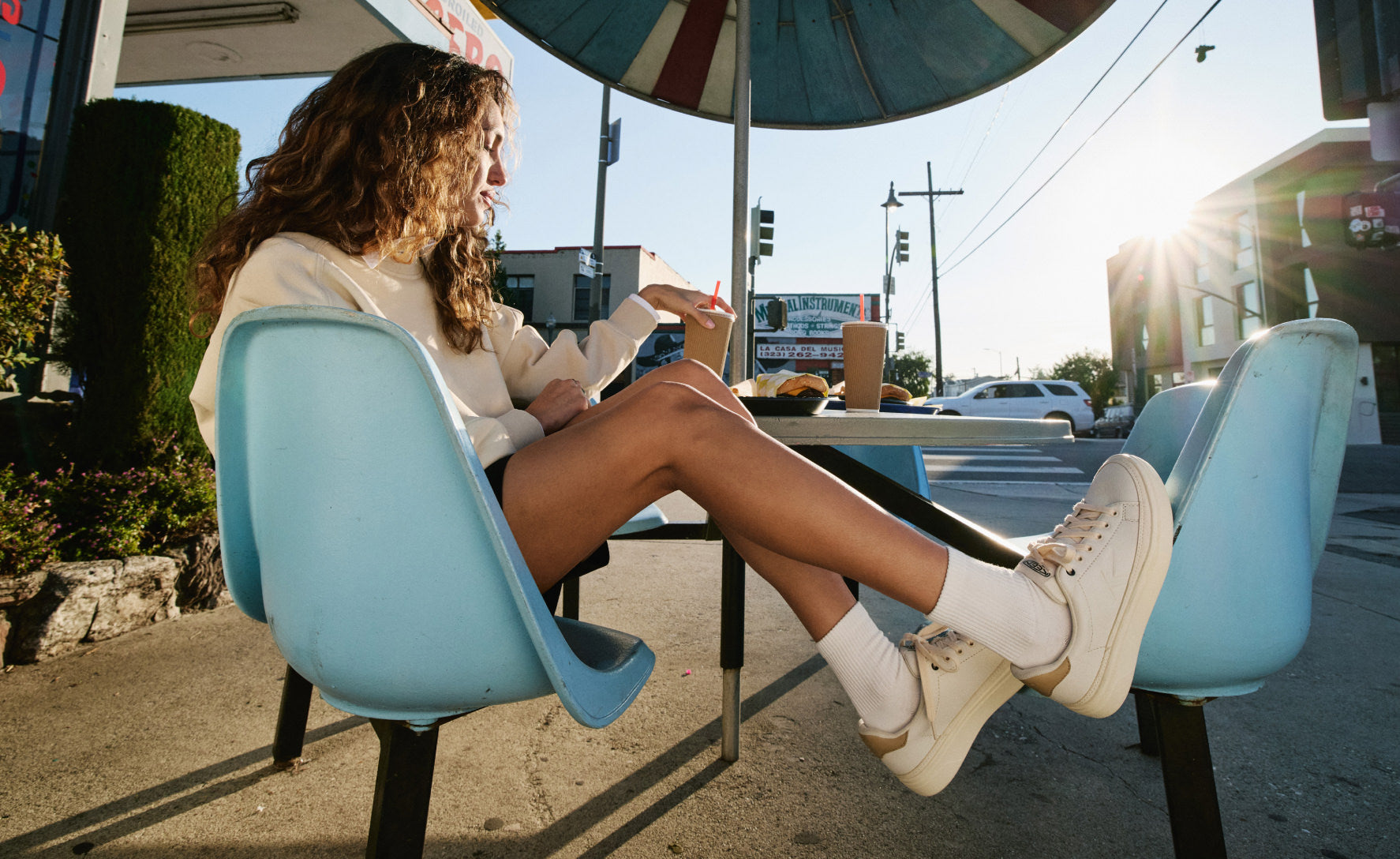 Women's KM1 Leather Sneaker | Birch/Safari - Image 7